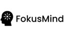 Logo de FokusMind: cabeza estilizada con símbolo de enfoque y texto en tipografía moderna. Blog sobre productividad digital, minimalismo y tecnología útil.